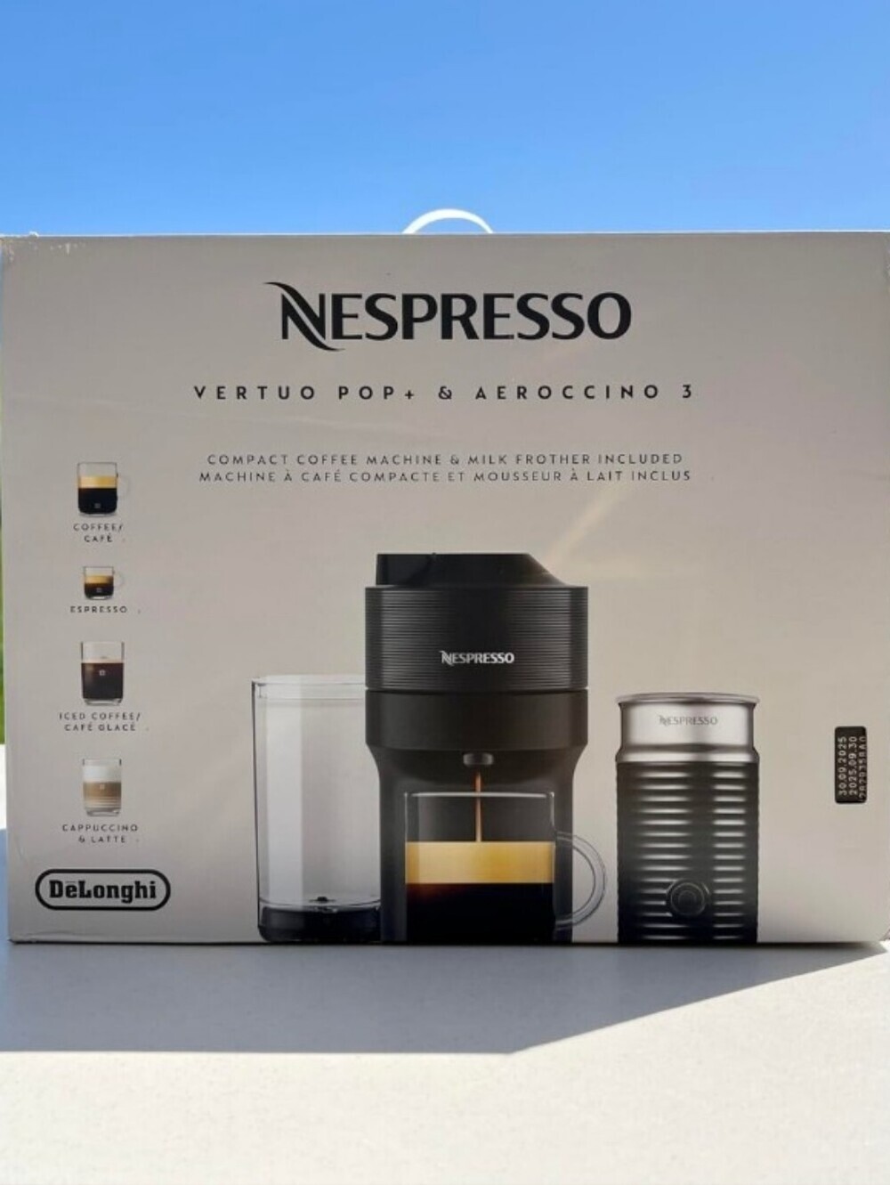 NIB Nespresso Vertpu Pop+ Aerocinno 3